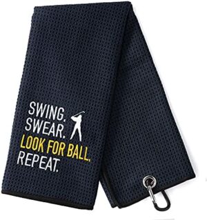 DYJYBMY Look for Ball Repeat Golf Towel,...