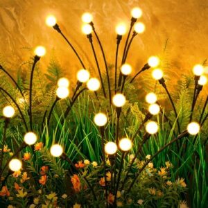 Solar Garden Lights, ASMAD 4 Pack 32 LED...