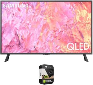 Samsung QN32Q60CA 32 Inch QLED 4K Smart TV Bundle with 2 YR CPS Enhanced Protection Pack (2023 Model)