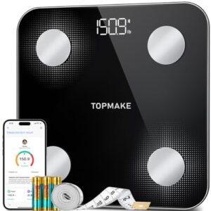 TOPMAKE 【Upgrade】 Scale for Body Weight,...