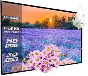 250 Inch Portable Projector Screen Outdo...