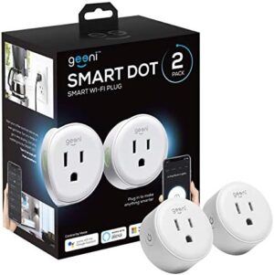 Geeni DOT Smart Wi-Fi Outlet Plug, White...