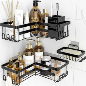 StorageRight Corner Shower Caddy, 3 Pack...