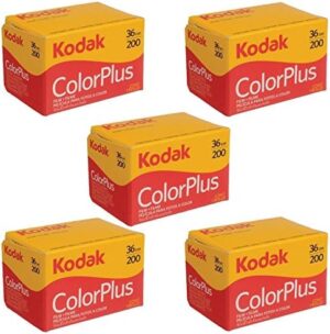 5 Rolls of Kodak colorplus 200 ASA 36 Ex...