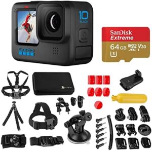 GoPro HERO10 Black, Waterproof Action Ca...