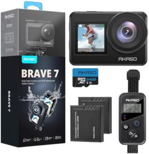 AKASO Brave 7 Action Camera 4K30FPS 20MP...