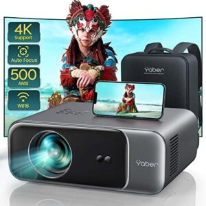 [Auto Focus] YABER Pro V9 4K Projector w...