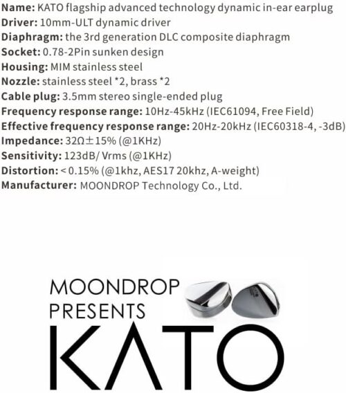 Moondrop KATO Earphone DLC Composite Dia... - Image 6