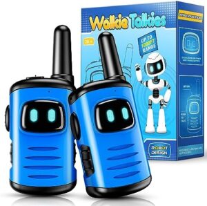 Kids Walkie Talkies Toys for Boys: comedyfun Mini Robots Walkies Talkies 2 Pack Easter Birthday Gifts for 3 4 5 6 Year Old Boys Toys for 3 4 5 6-8 Yea...