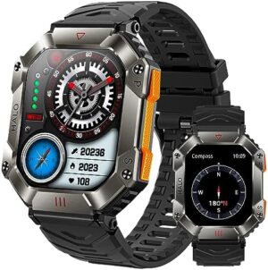 Military Smart Watch for Men(Call Receiv...