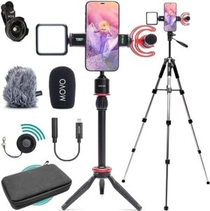 Movo iVlog1 Vlogging Kit for iPhone with...