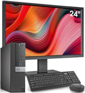 Dell OptiPlex Desktop Computer with 24 i...