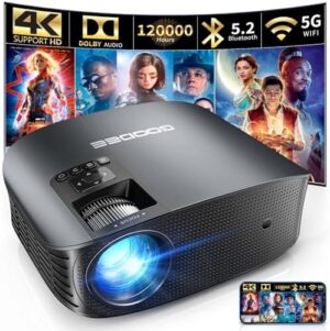 GooDee Projector 4K With WiFi And Blueto...