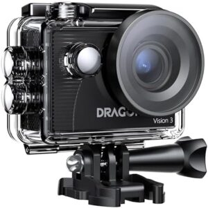 Dragon Touch Action Camera 4K 20MP 30FPS...