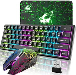 Wireless Gaming Keyboard and Mouse Combo...