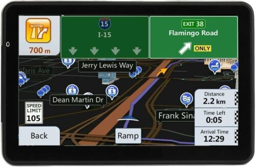 GPS Navigator for Car, Latest 2023 Map,7 inch Touch Screen Real Voice Spoken Turn-by-Turn Direction Reminding Navigation System for Cars, Vehicle GPS ... - Image 5